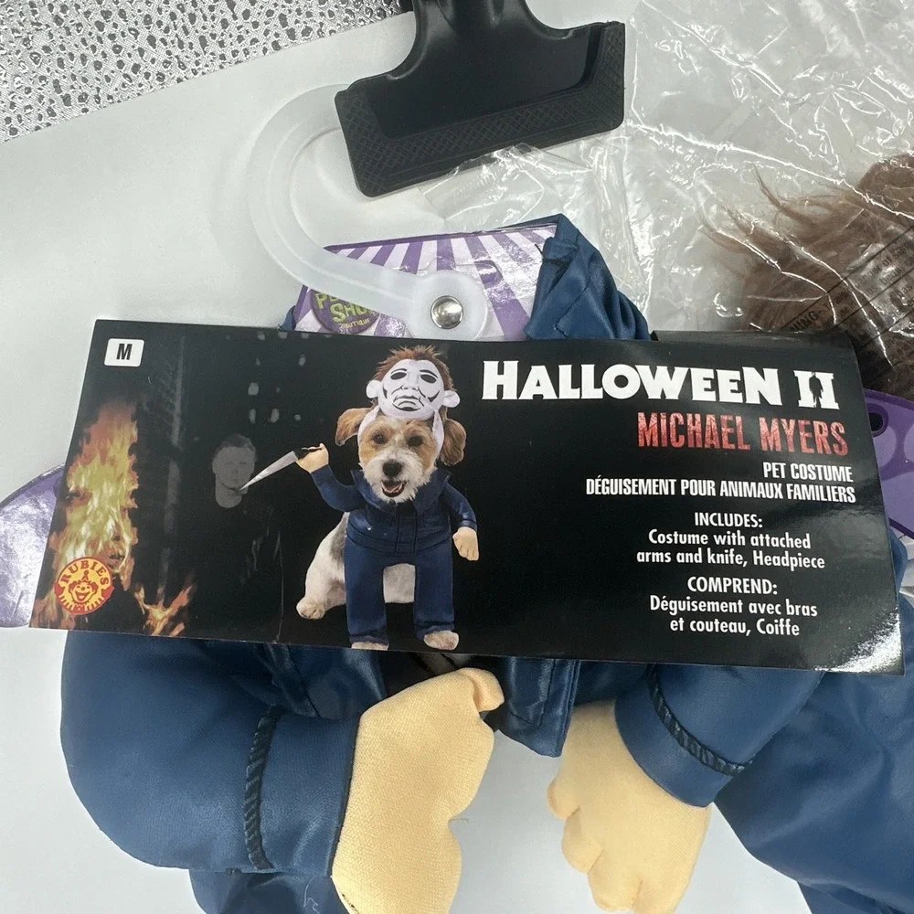 Halloween: Michael Myers Pet Costume for For Dogs or Cats by Rubies, Medium
